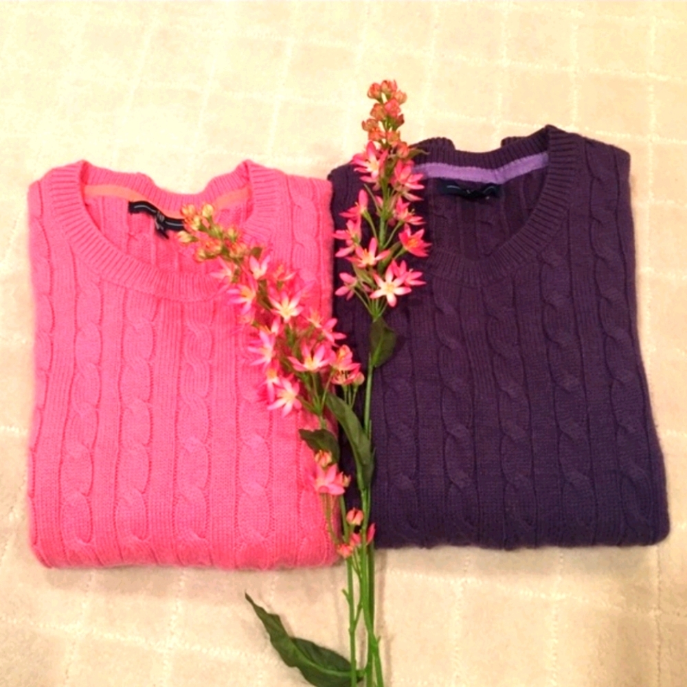 Two Gap Pullover Cable Knit Sweater Bundle - image 1